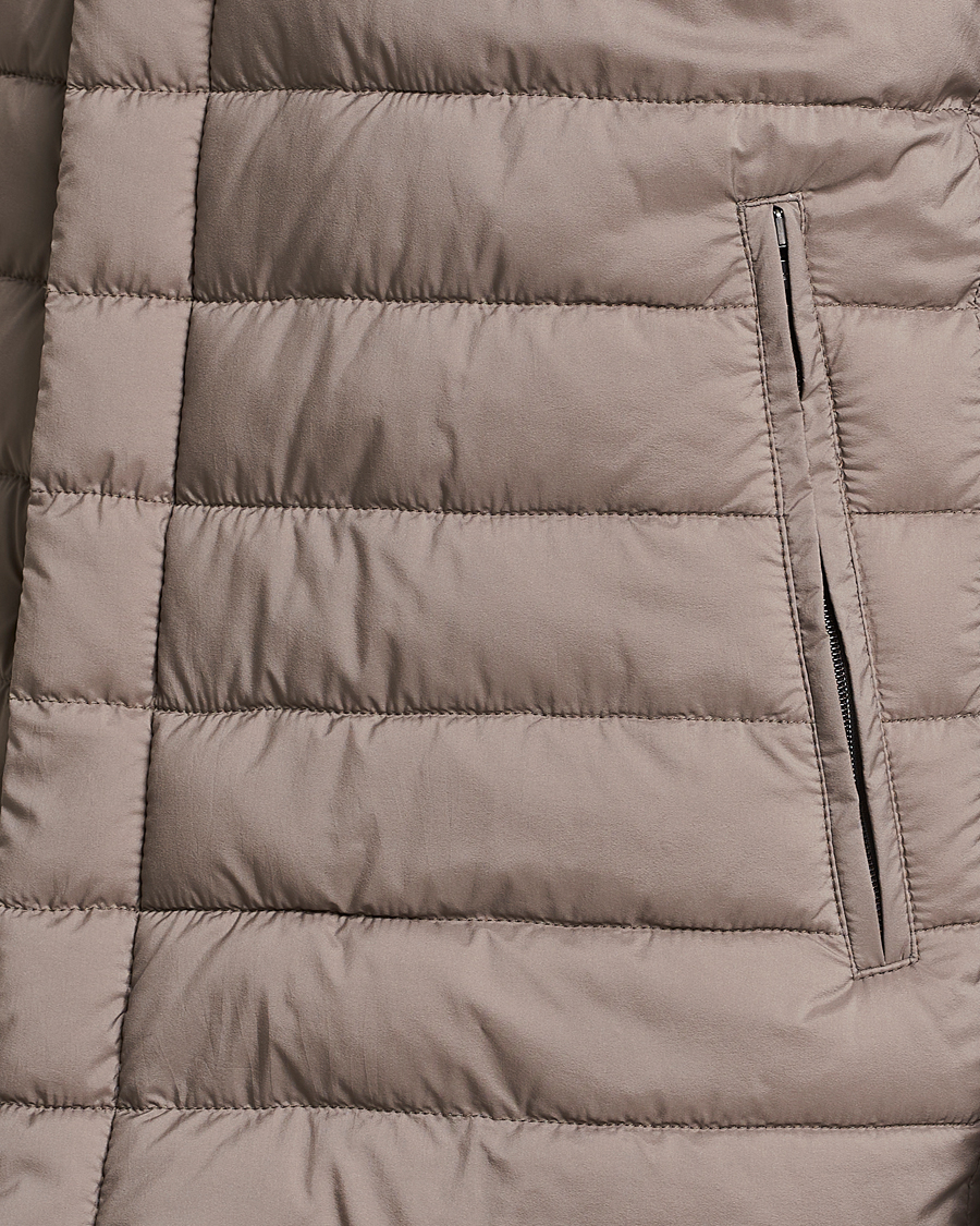 Uomini | Giacche | Herno | Nuage Matt Nylon Vest Taupe
