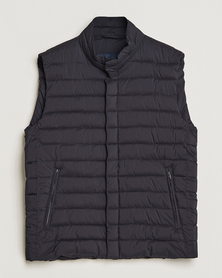 Uomini | Gilet | Herno | Nuage Matt Nylon Vest Midnight