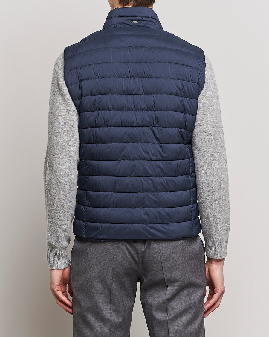 Uomini | Gilet | Herno | Nuage Matt Nylon Vest Navy