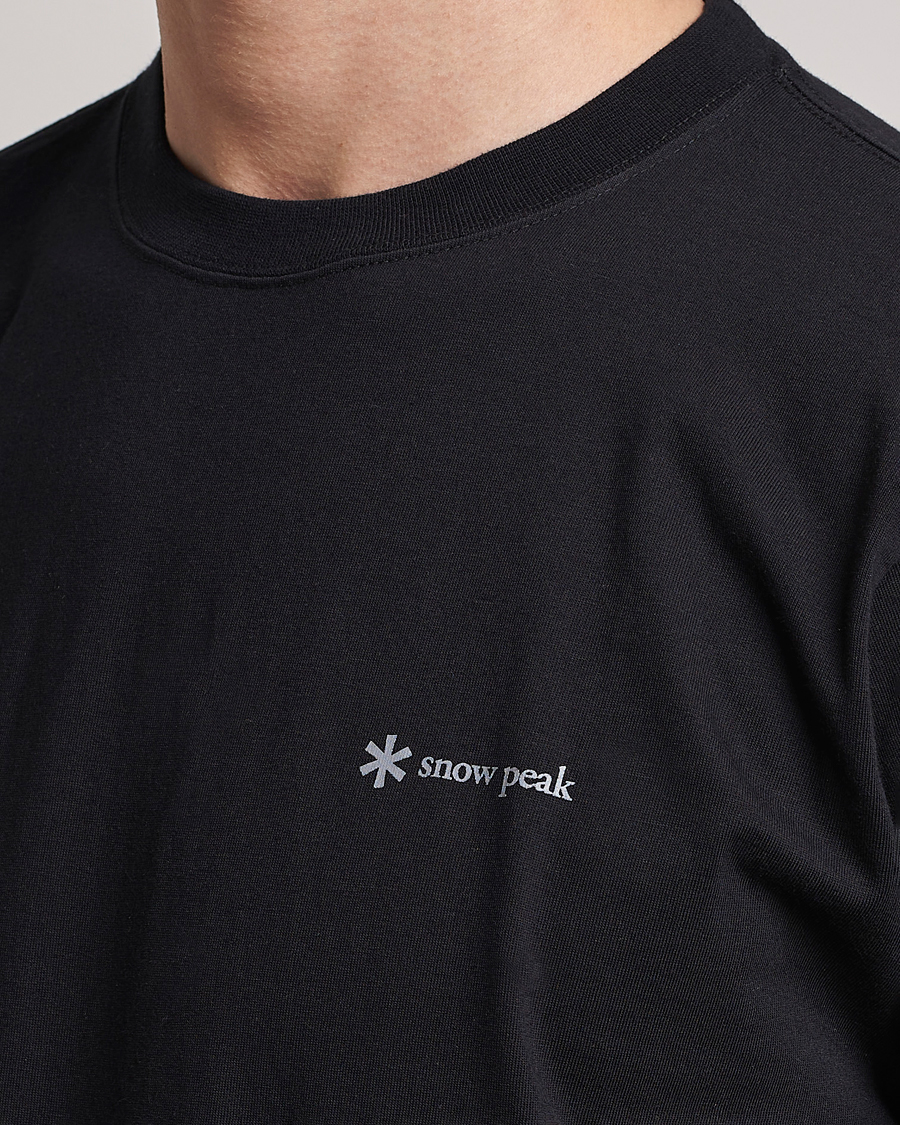 Uomini | T-shirt | Snow Peak | Organic Cotton Logo T-Shirt Black