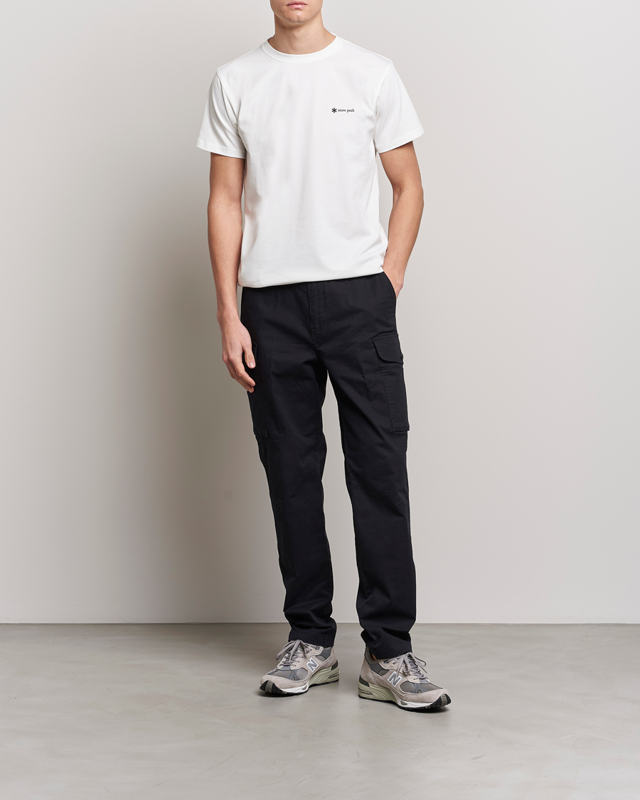 Uomini | T-shirt | Snow Peak | Organic Cotton Logo T-Shirt White