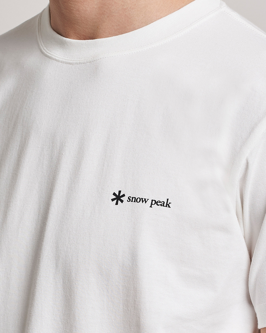 Uomini | T-shirt | Snow Peak | Organic Cotton Logo T-Shirt White