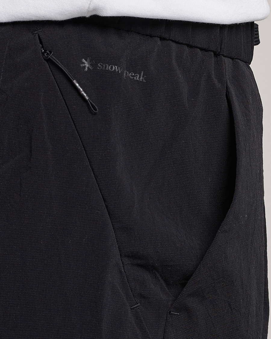 Uomini | Pantaloncini | Snow Peak | Breathable Quick Dry Shorts Black