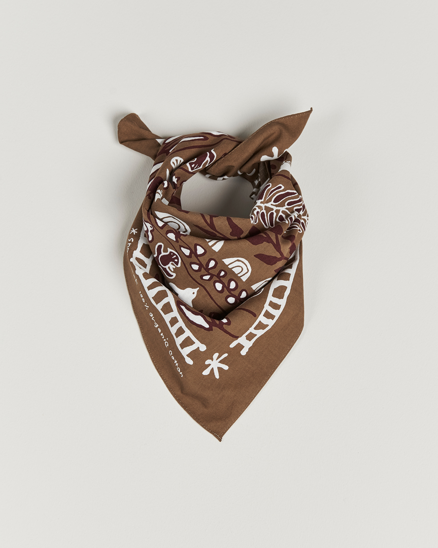 Uomini | Snow Peak OG Cotton Nordic Bandana Brown | Snow Peak | OG Cotton Nordic Bandana Brown