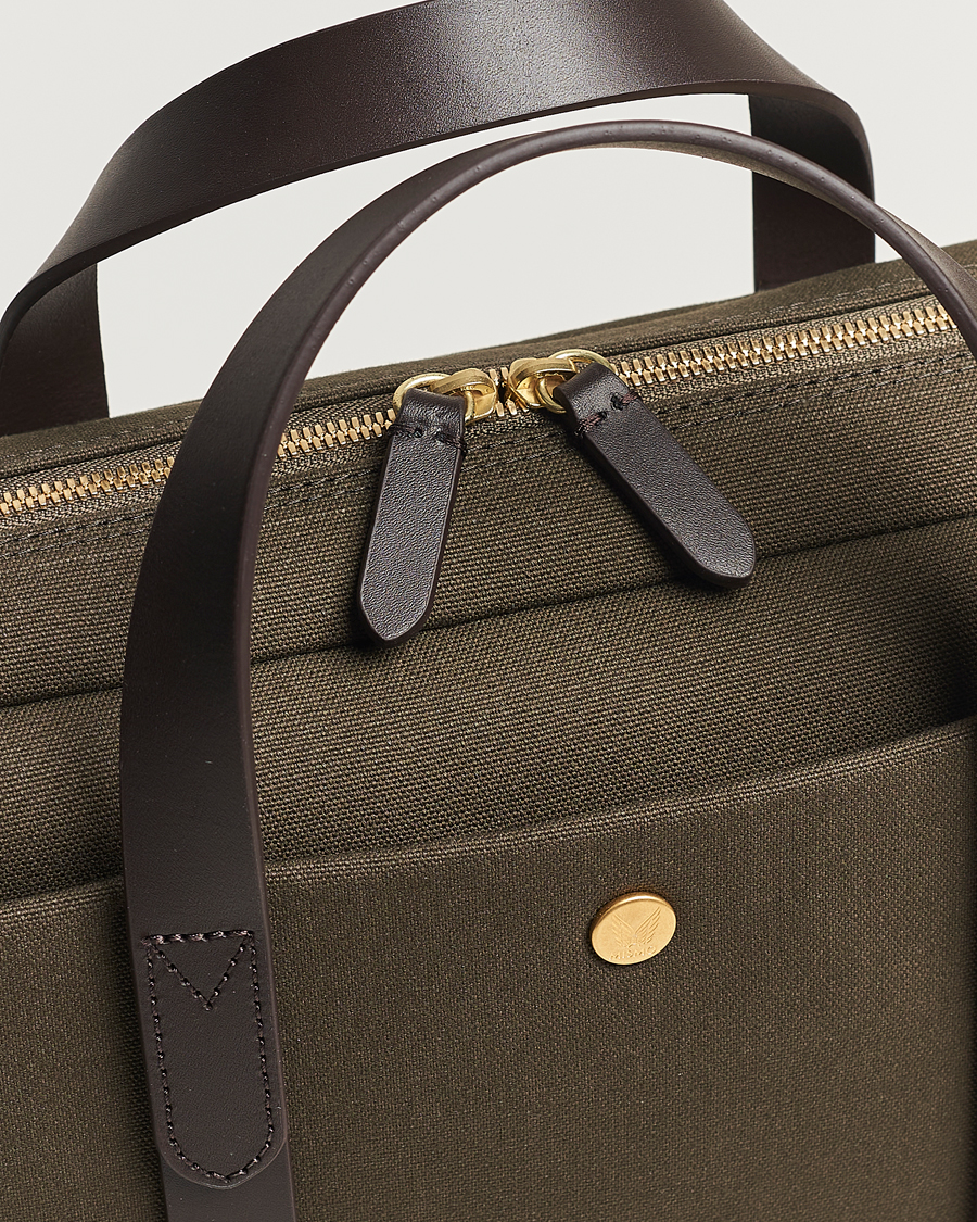 Uomini | Borse | Mismo | M/S Aspire Briefcase Army/Dark Brown