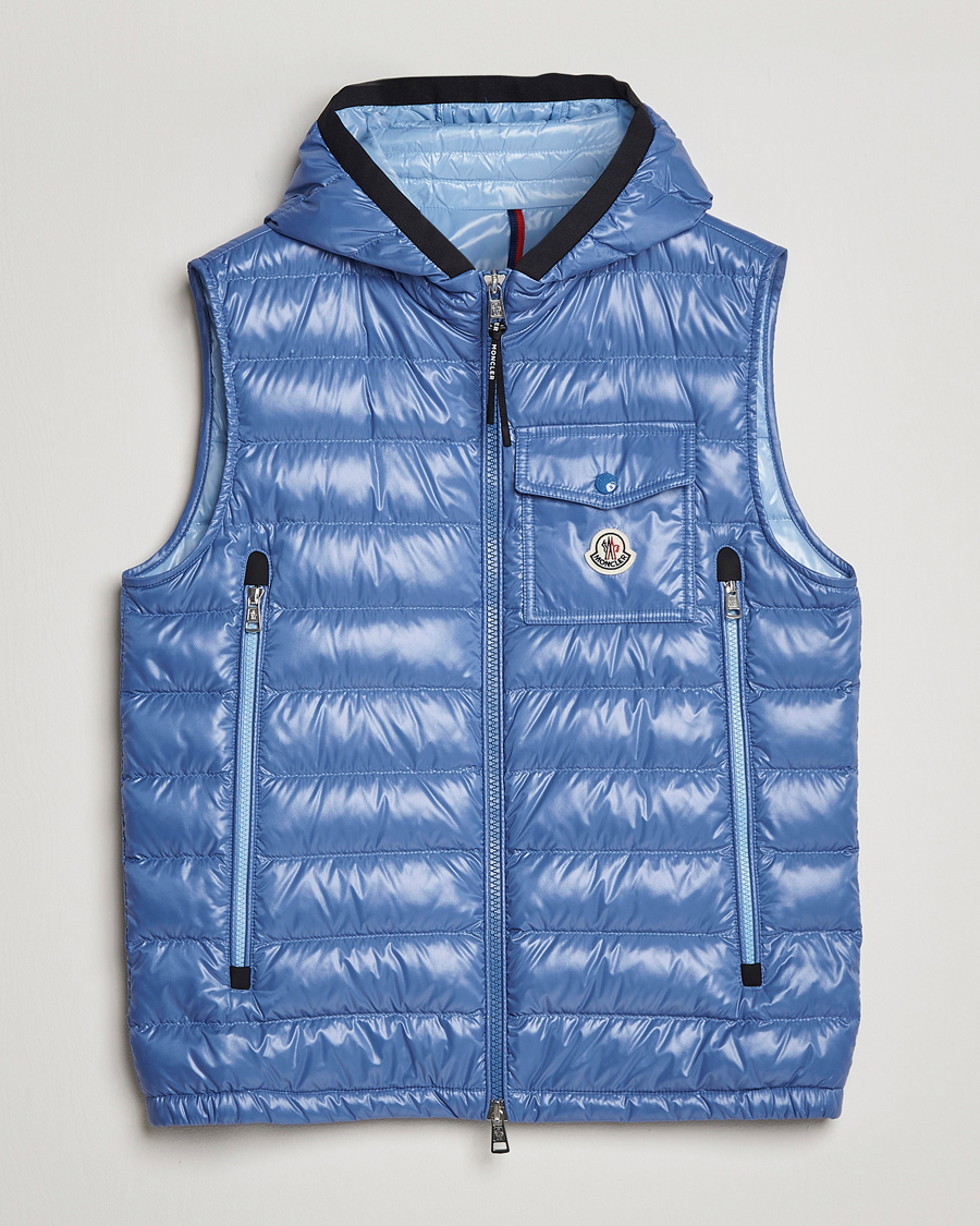 Uomini | Gilet | Moncler | Ragot Down Vest Light Blue