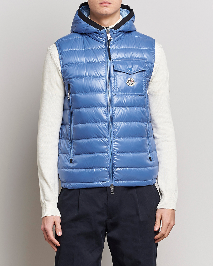 Uomini | Gilet | Moncler | Ragot Down Vest Light Blue