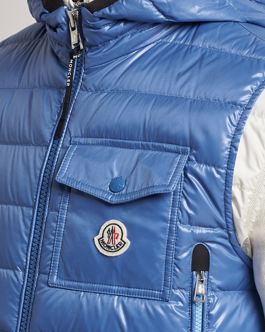 Uomini | Gilet | Moncler | Ragot Down Vest Light Blue