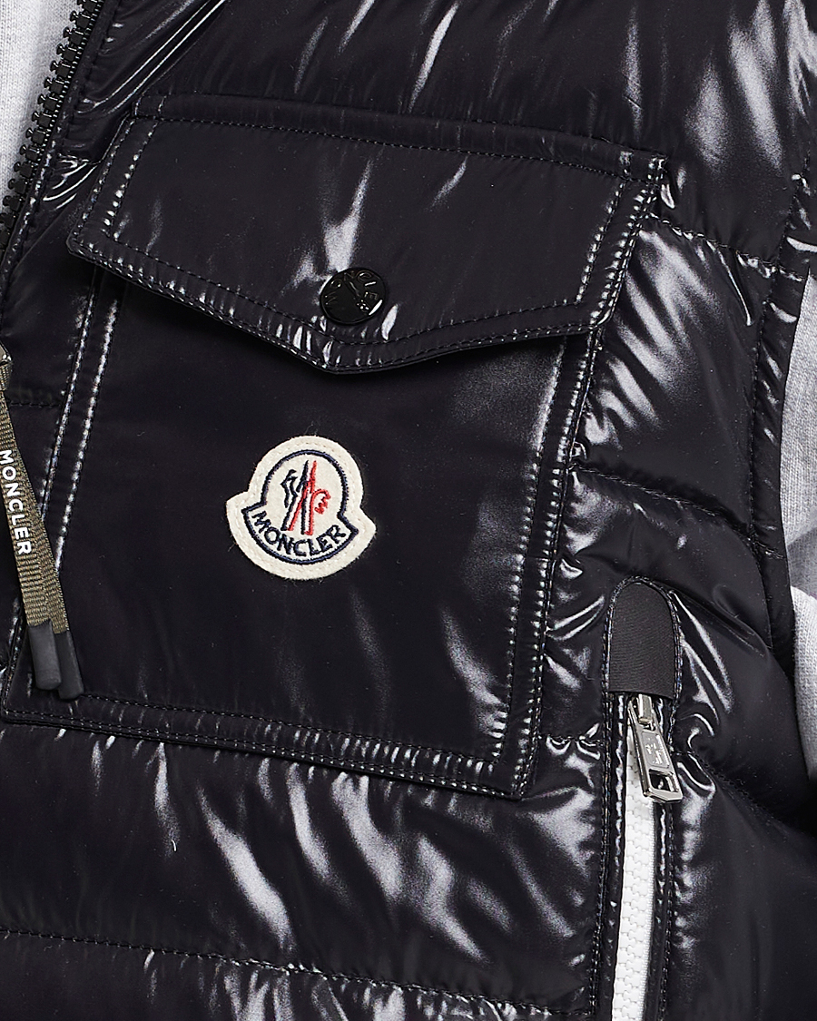 Uomini | Gilet | Moncler | Ragot Down Vest Black