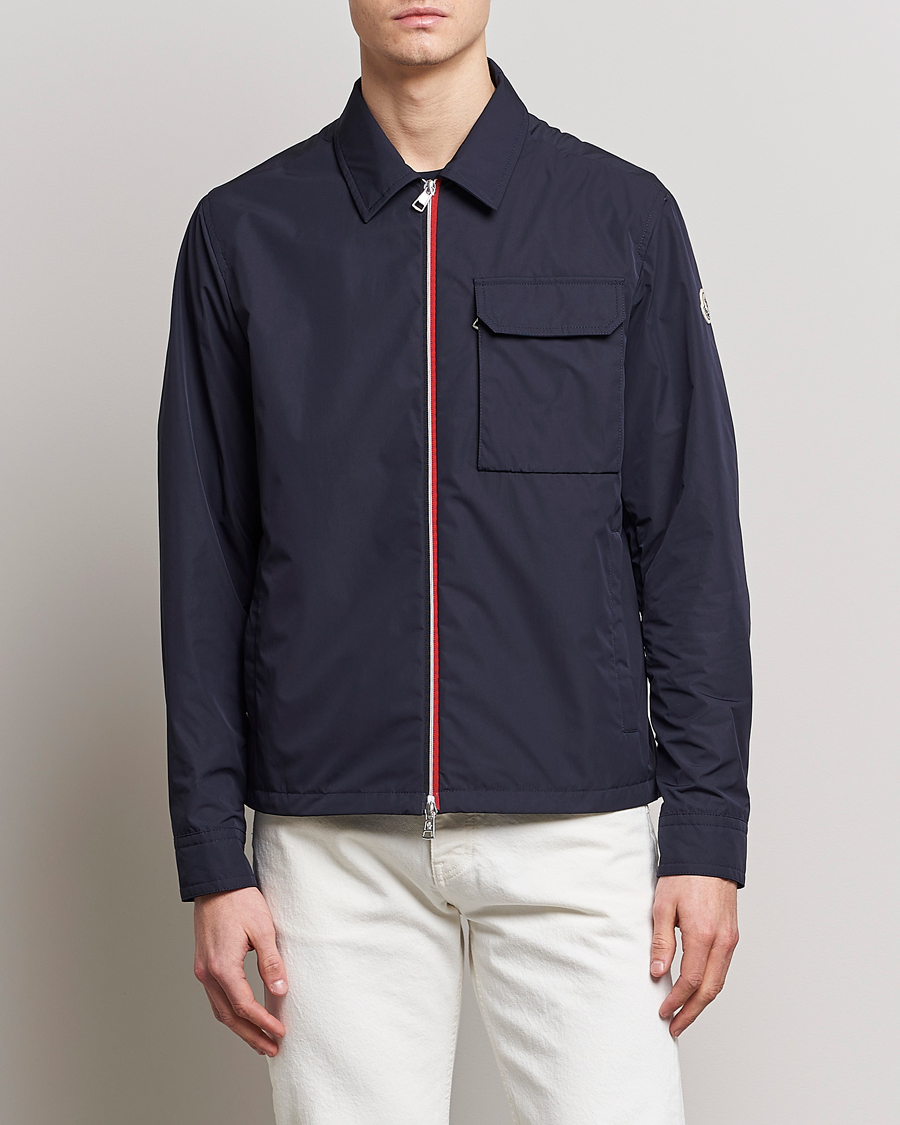 Uomini | Giacche | Moncler | Epte Nylon Shirt Jacket Navy