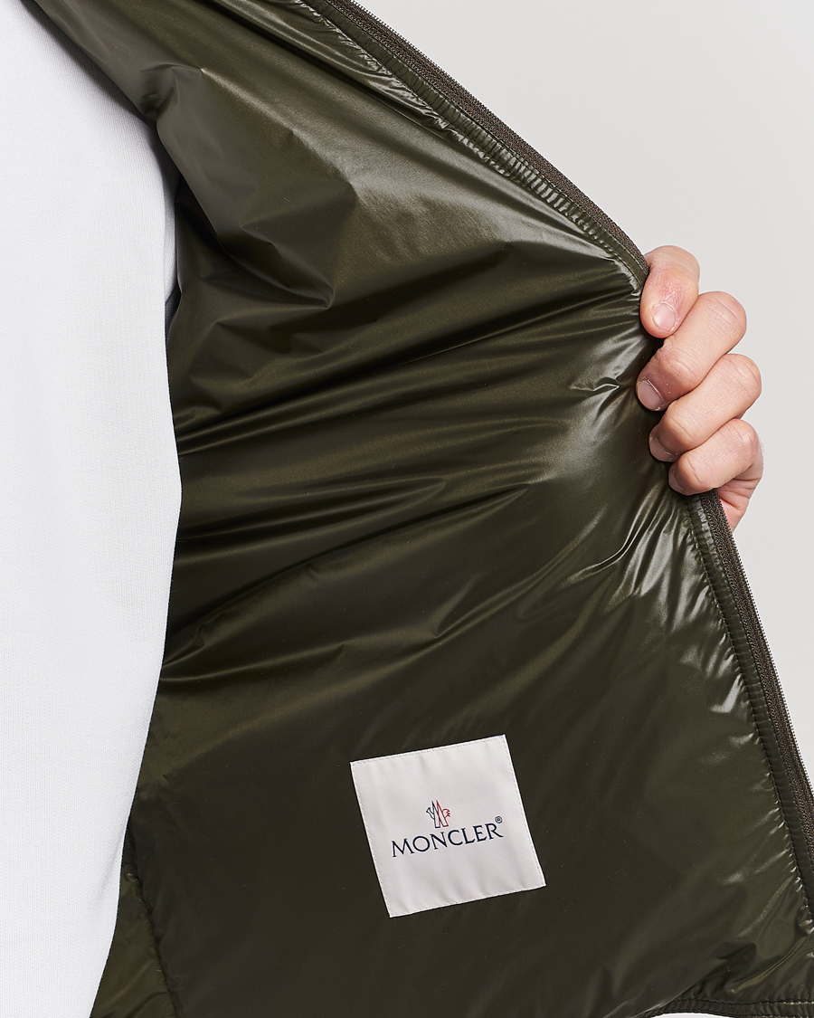Uomini | Gilet | Moncler | Gui Down Vest Military Green