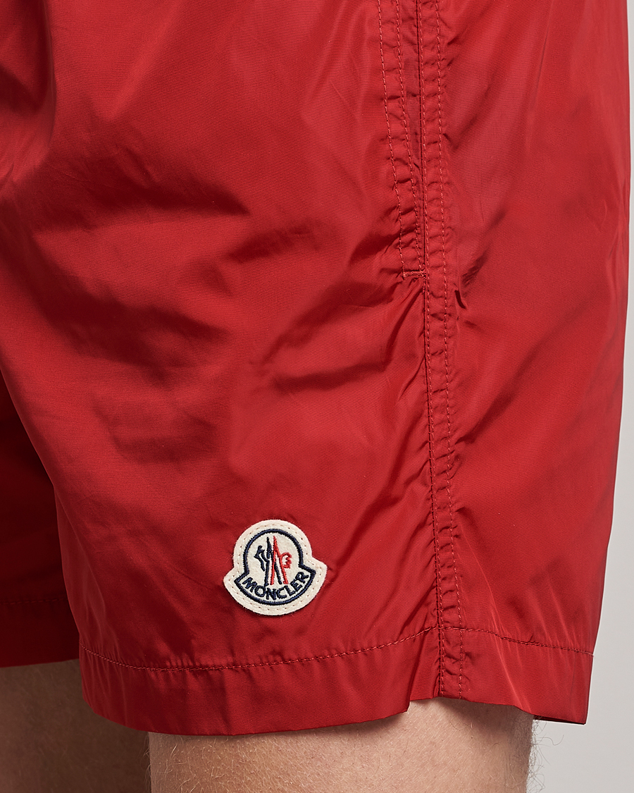 Uomini | Costumi da bagno | Moncler | Nylon Swim Trunks Red