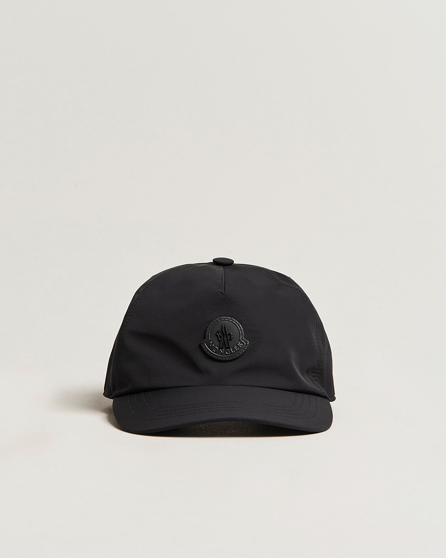 Uomini | Moncler Tonal Logo Baseball Cap Black | Moncler | Tonal Logo Baseball Cap Black