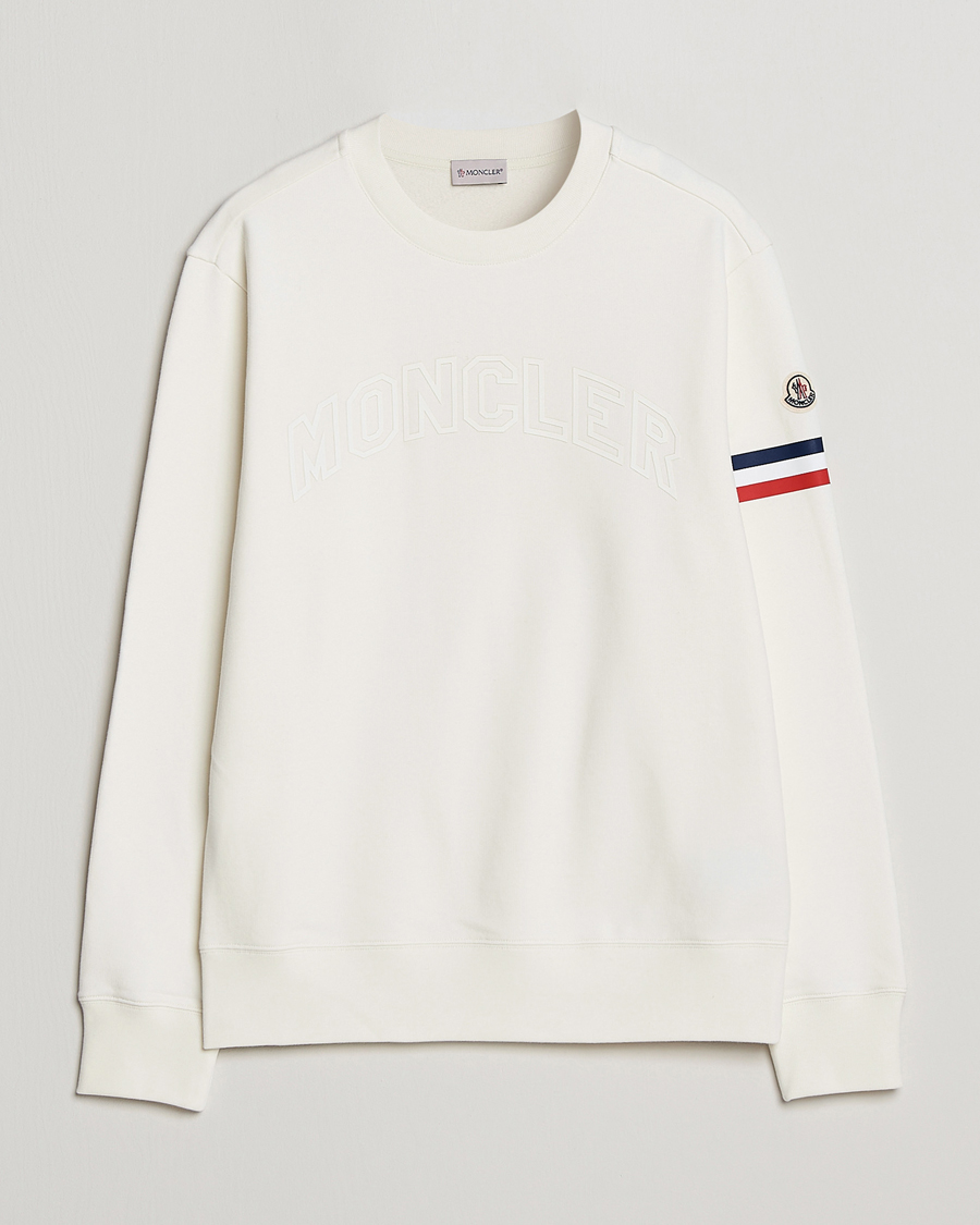 Uomini | Maglieria | Moncler | Armband Logo Sweatshirt White