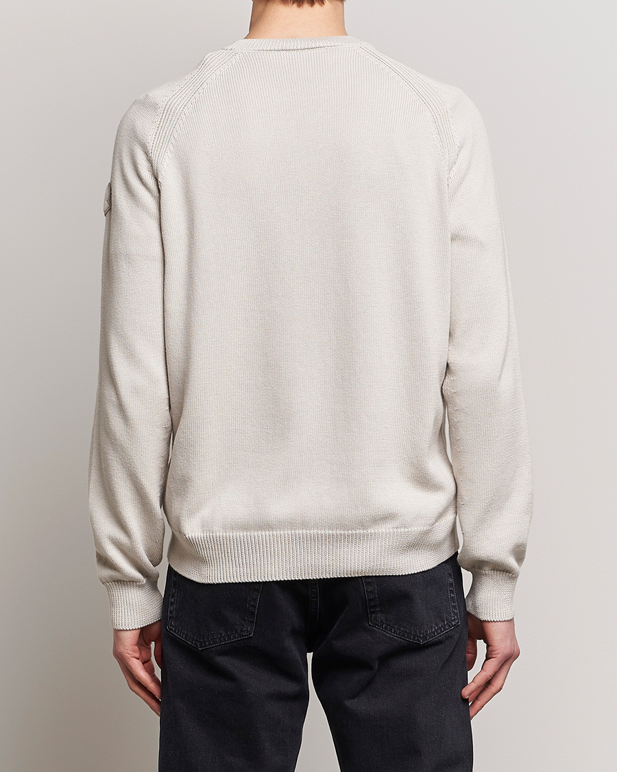 Uomini | Maglieria | Moncler | Embroidered Sweater Beige