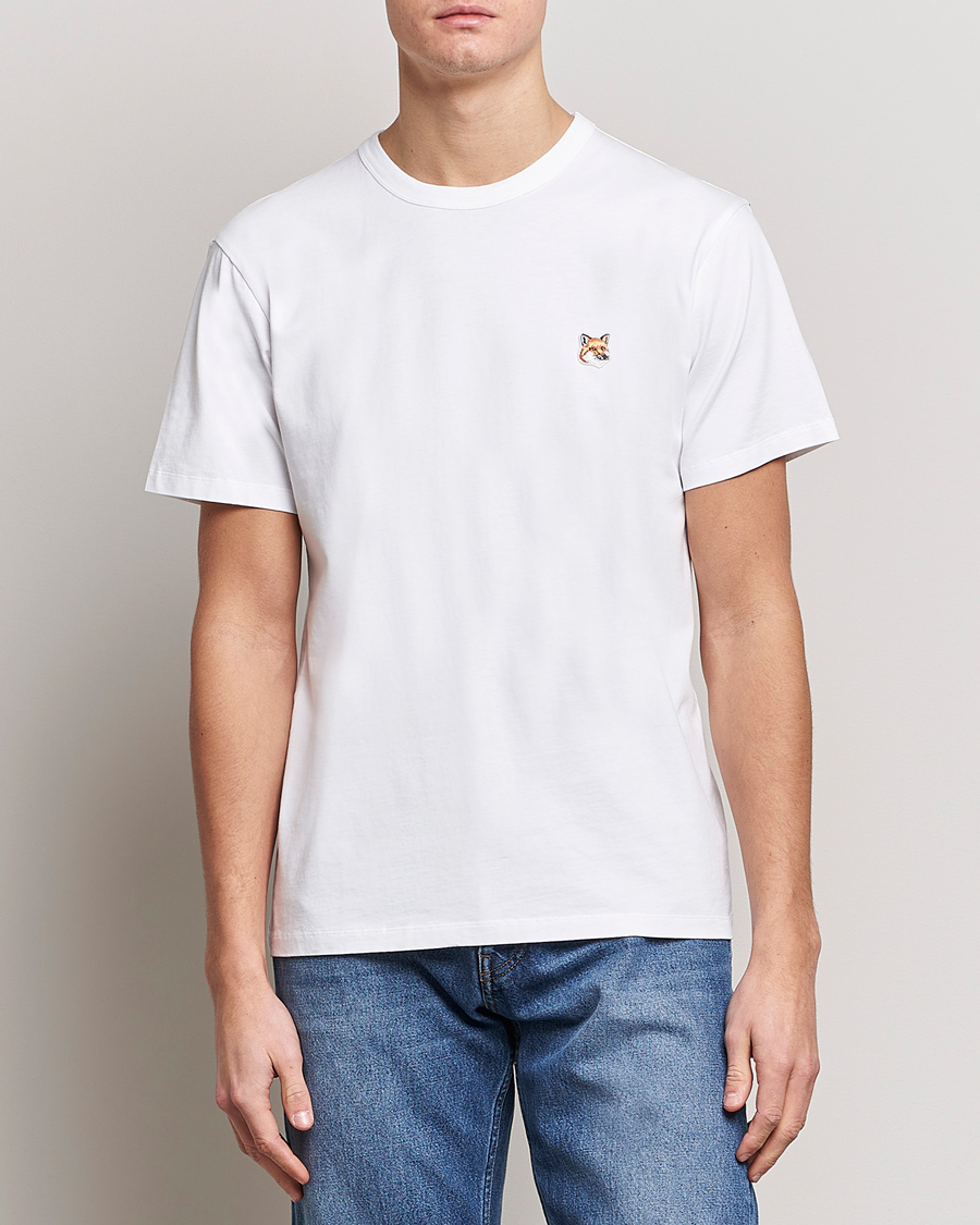 Uomini | T-shirt | Maison Kitsuné | Fox Head T-Shirt White