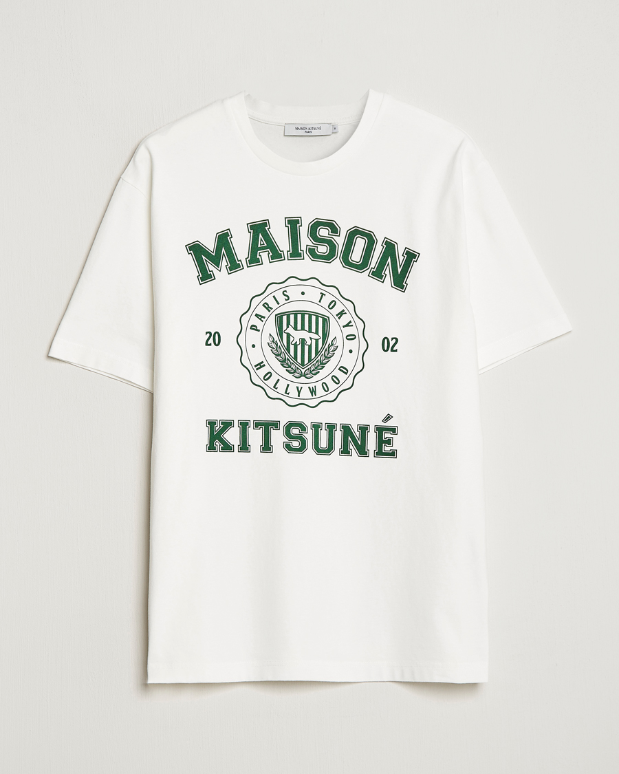 Uomini | T-shirt | Maison Kitsuné | Varsity Comfort Tee Off White