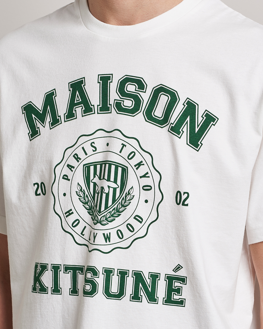 Uomini | T-shirt | Maison Kitsuné | Varsity Comfort Tee Off White