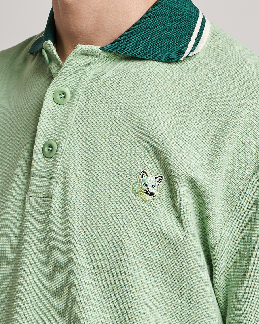 Uomini | Polo | Maison Kitsuné | Tonal Fox Head Polo Mint