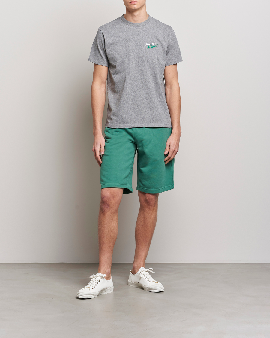 Uomini | Pantaloncini | Maison Kitsuné | Crest Jog Shorts Tropical Green