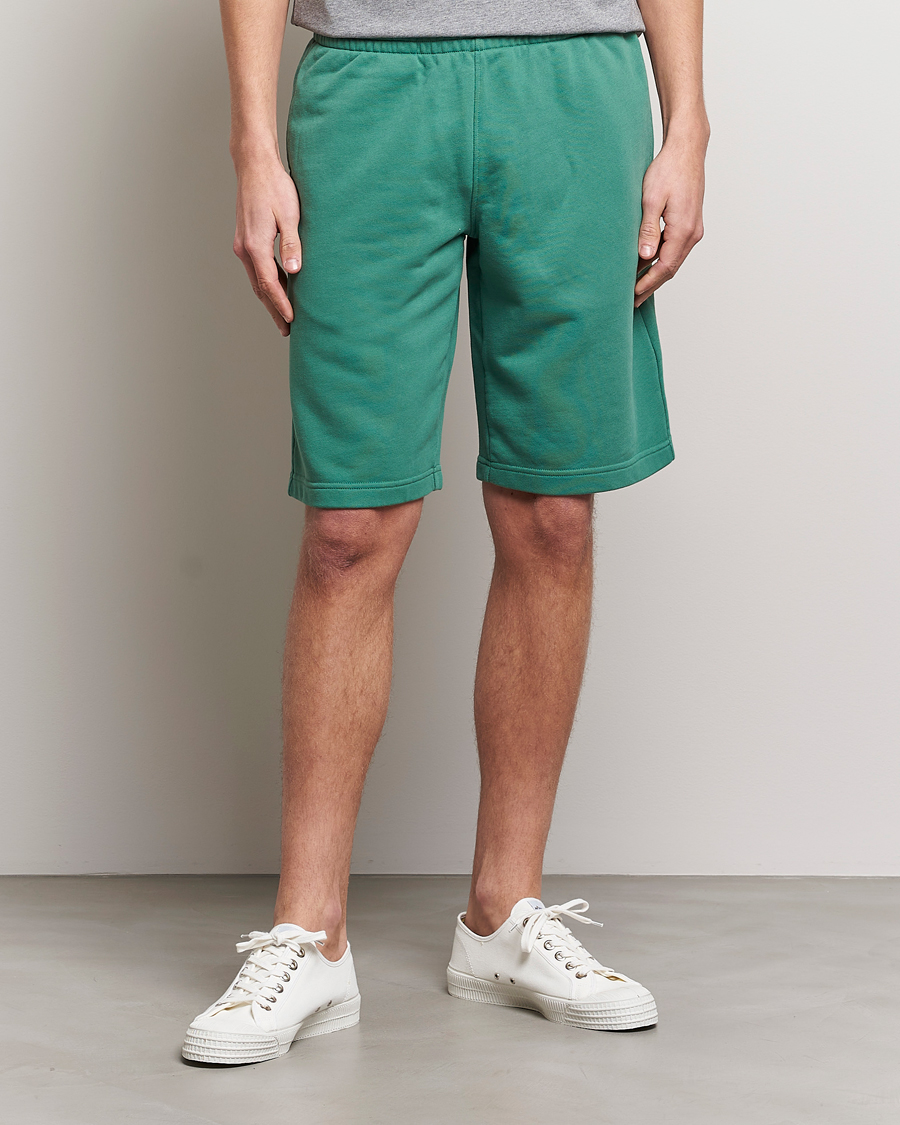 Uomini | Pantaloncini | Maison Kitsuné | Crest Jog Shorts Tropical Green
