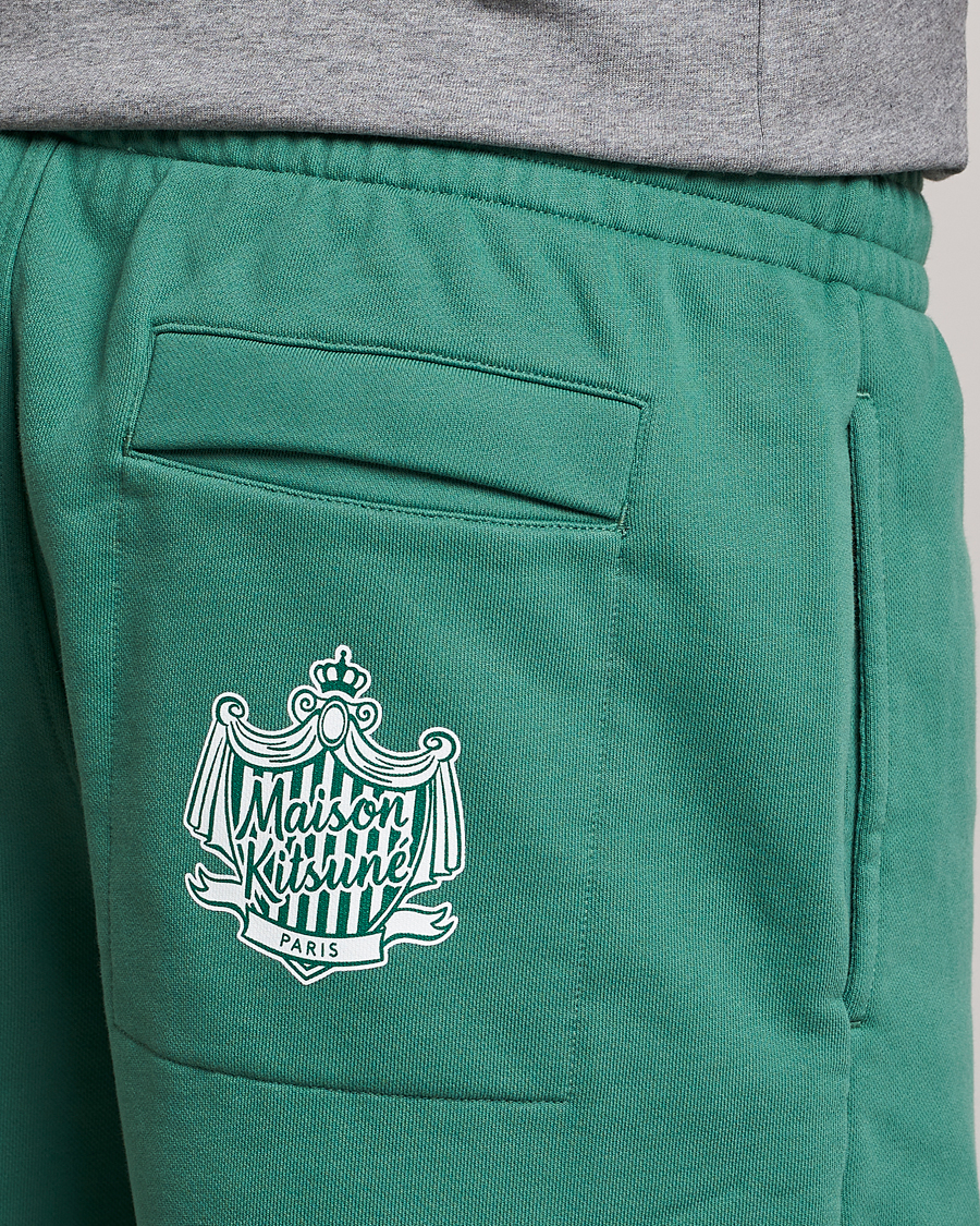 Uomini | Pantaloncini | Maison Kitsuné | Crest Jog Shorts Tropical Green