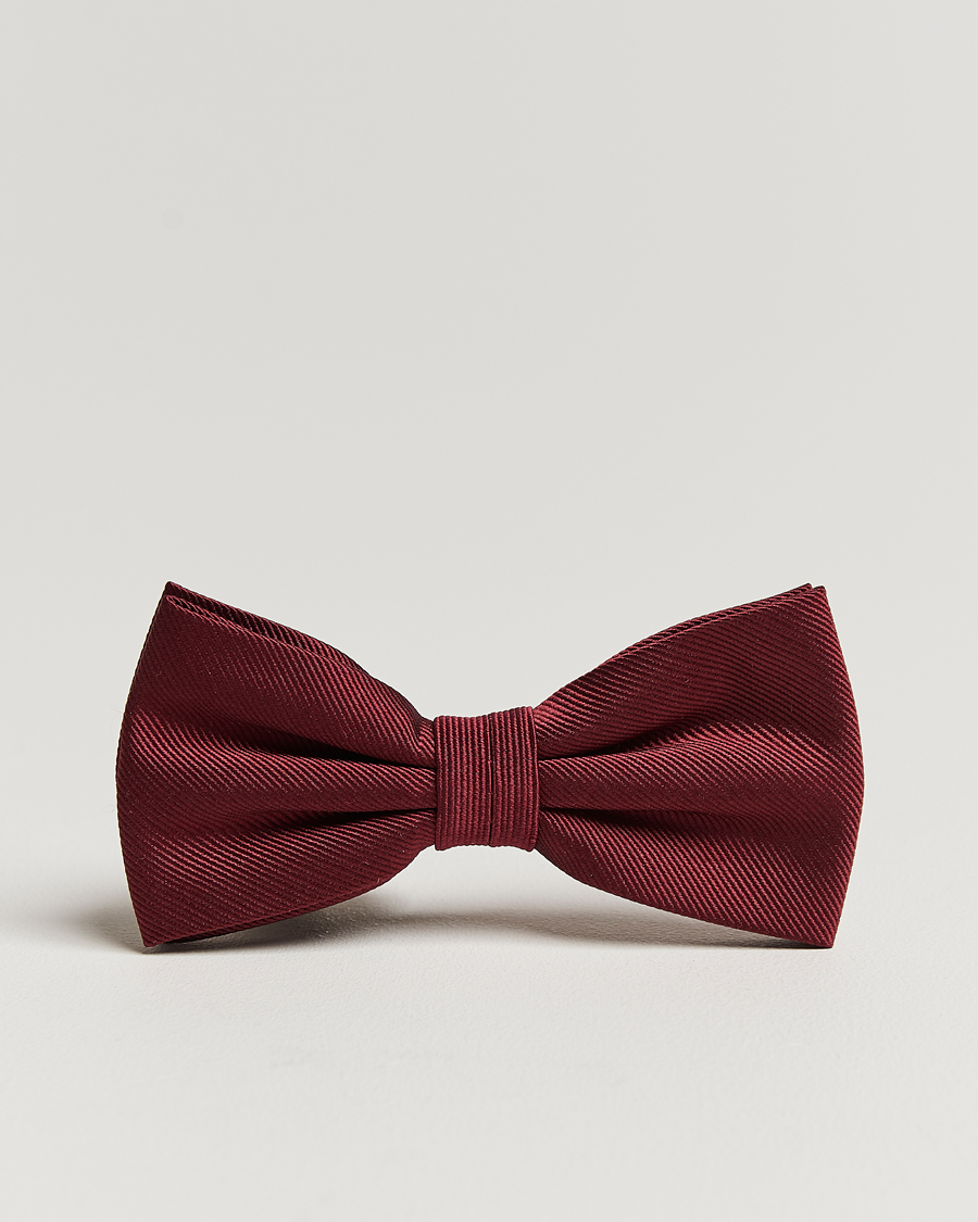 Uomini | Papillon | Amanda Christensen | Pre Tie Silk Bordeaux