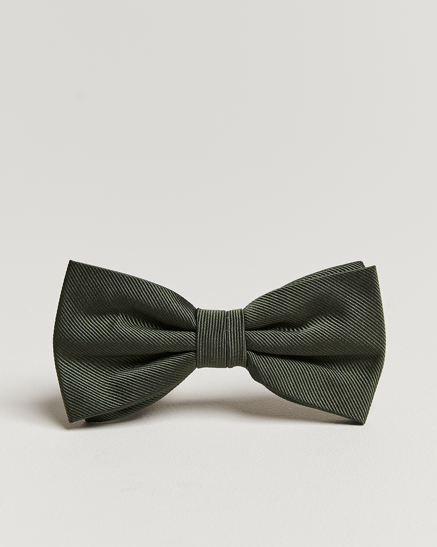 Uomini | Papillon | Amanda Christensen | Pre Tie Silk Olive