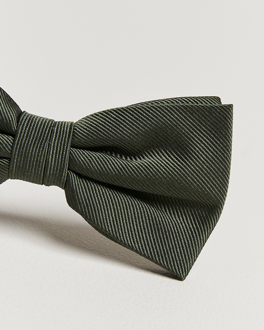 Uomini | Papillon | Amanda Christensen | Pre Tie Silk Olive