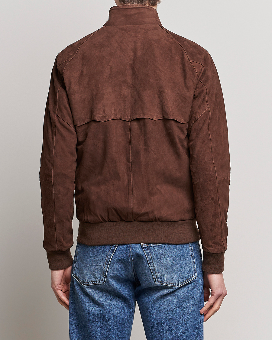 Uomini | Giacche | Baracuta | G9 Suede Jacket Chocolate