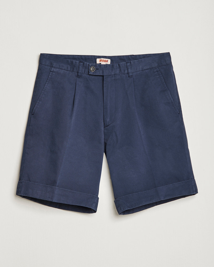 Uomini | Pantaloncini | Baracuta | Gabardine Chino Shorts Navy