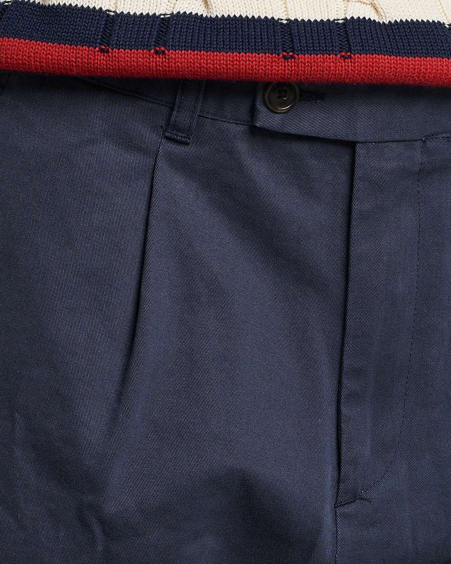 Uomini | Pantaloncini | Baracuta | Gabardine Chino Shorts Navy
