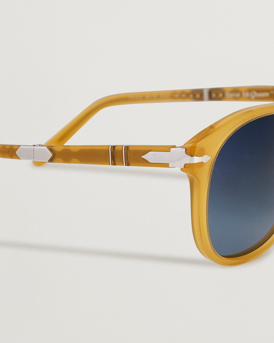 Uomini | Persol 0PO0714 Steve McQueen Sunglasses Opal Yellow | Persol | 0PO0714 Steve McQueen Sunglasses Opal Yellow