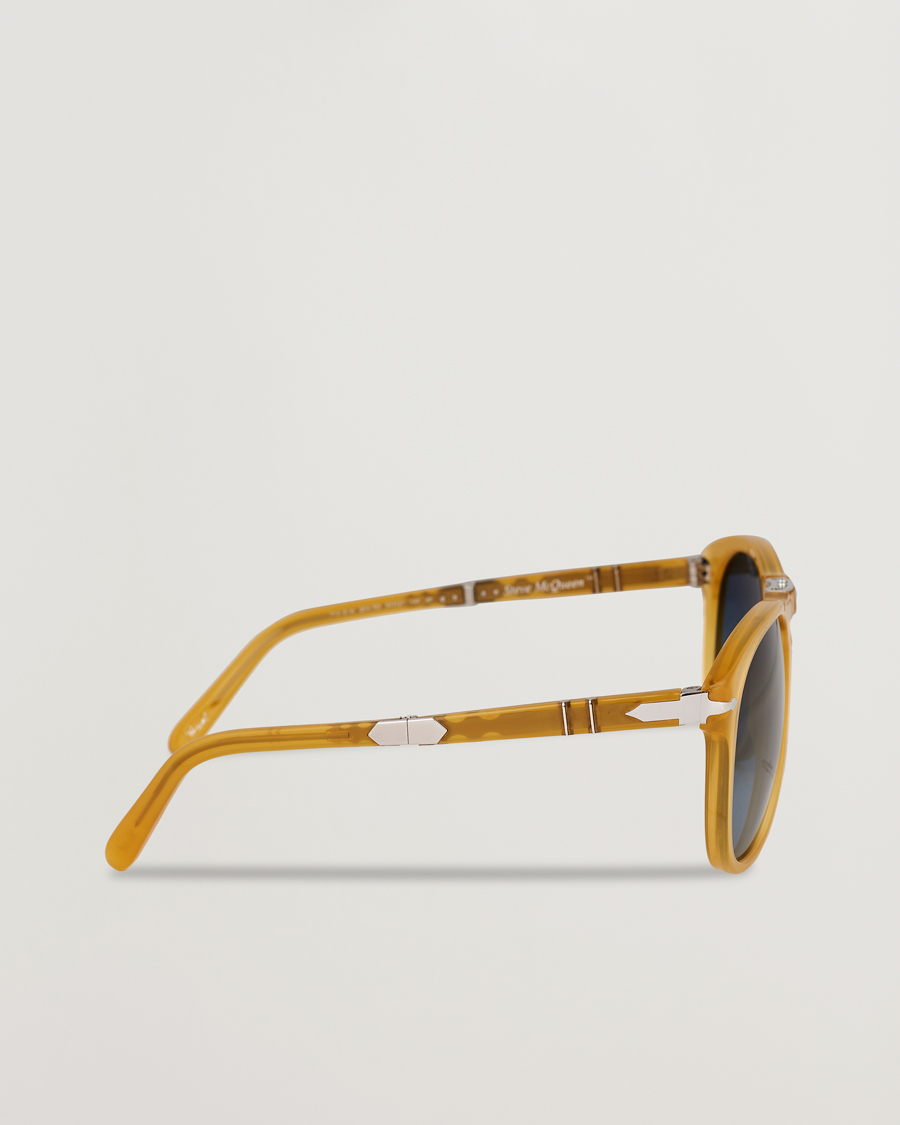 Uomini | Persol 0PO0714 Steve McQueen Sunglasses Opal Yellow | Persol | 0PO0714 Steve McQueen Sunglasses Opal Yellow