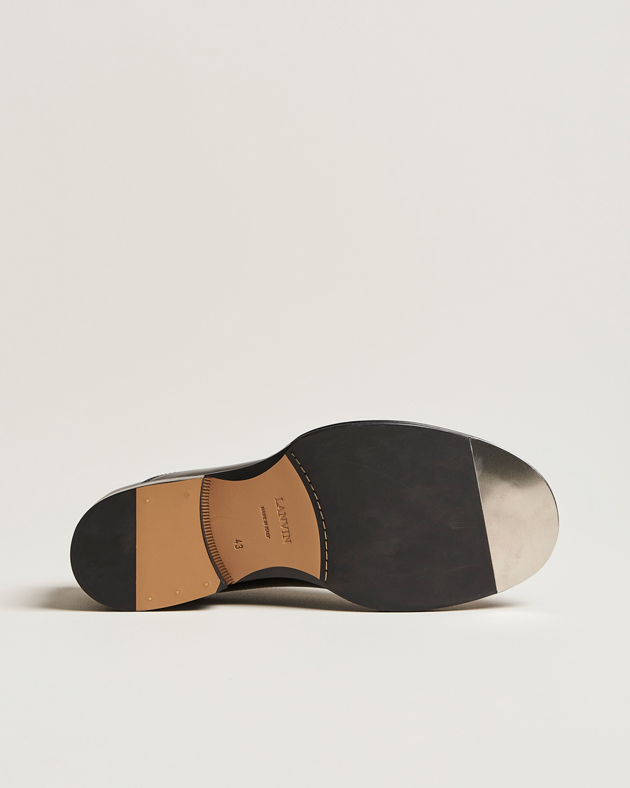 Uomini | Lanvin Leather Derby Black Calf | Lanvin | Leather Derby Black Calf