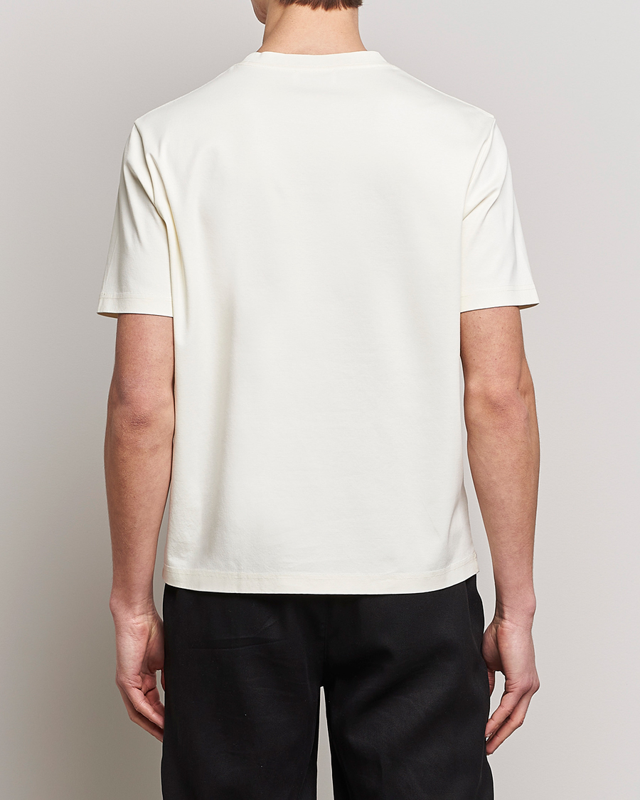 Uomini | T-shirt | Lanvin | Curb Embroidered Logo T-Shirt Milk