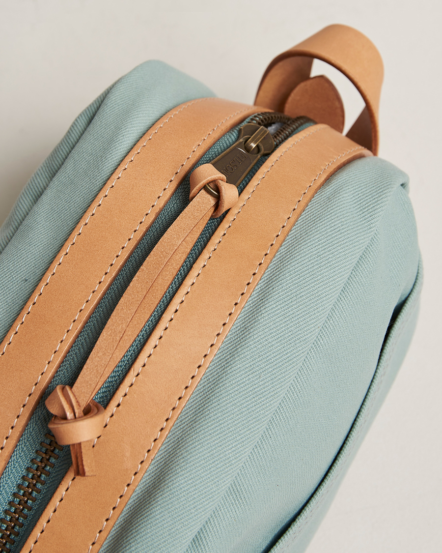 Uomini | Filson Rugged Twill Travel Kit Lake Green | Filson | Rugged Twill Travel Kit Lake Green