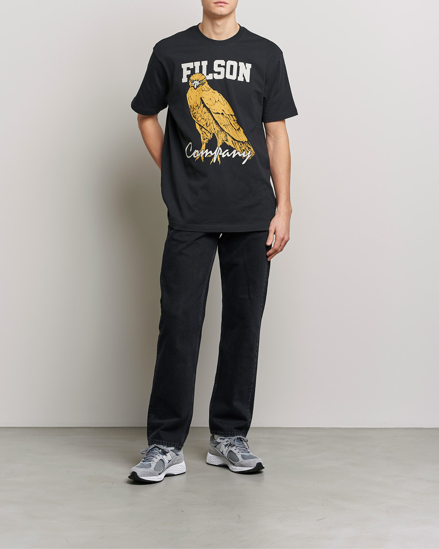 Uomini | T-shirt | Filson | Pioneer Graphic T-Shirt Black