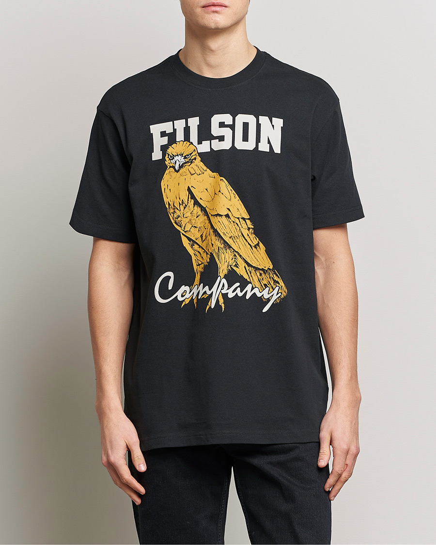 Uomini | T-shirt | Filson | Pioneer Graphic T-Shirt Black