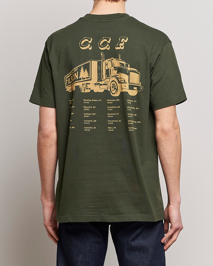 Uomini | T-shirt | Filson | Pioneer Graphic T-Shirt Dark Timberland