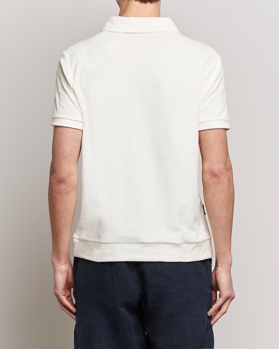 Uomini | Polo | The Resort Co | Terry Polo Shirt White