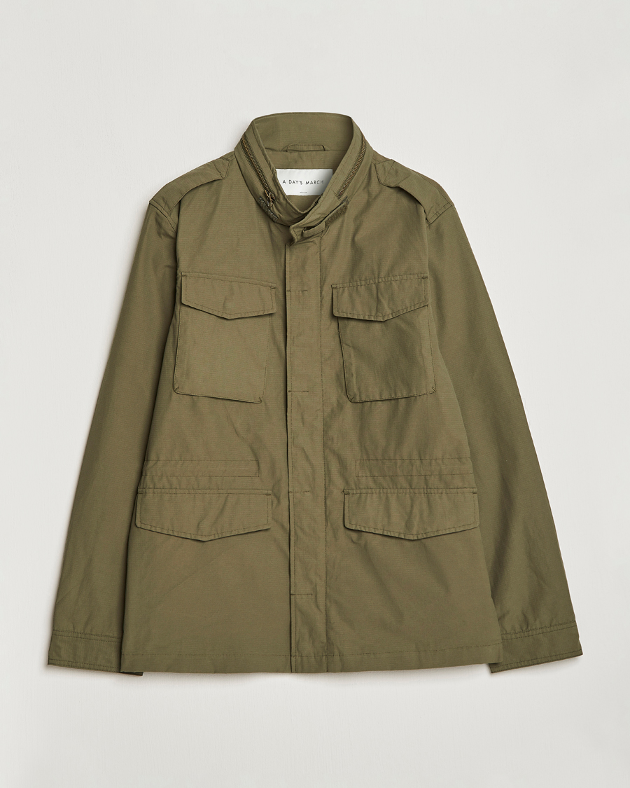 Uomini | Giacche | A Day's March | Barnett M65 Jacket Olive