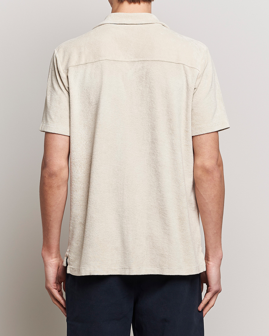 Uomini | Camicie | A Day's March | Yamu Short Sleeve Terry Shirt Desert