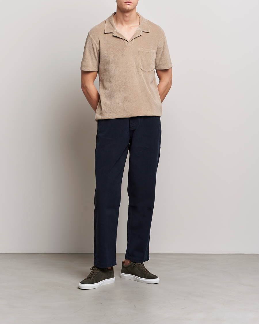 Uomini | Polo | A Day's March | Terry Polo Khaki