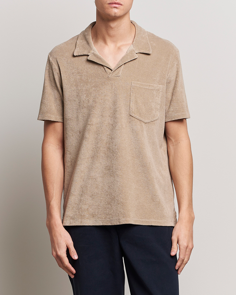 Uomini | Polo | A Day's March | Terry Polo Khaki