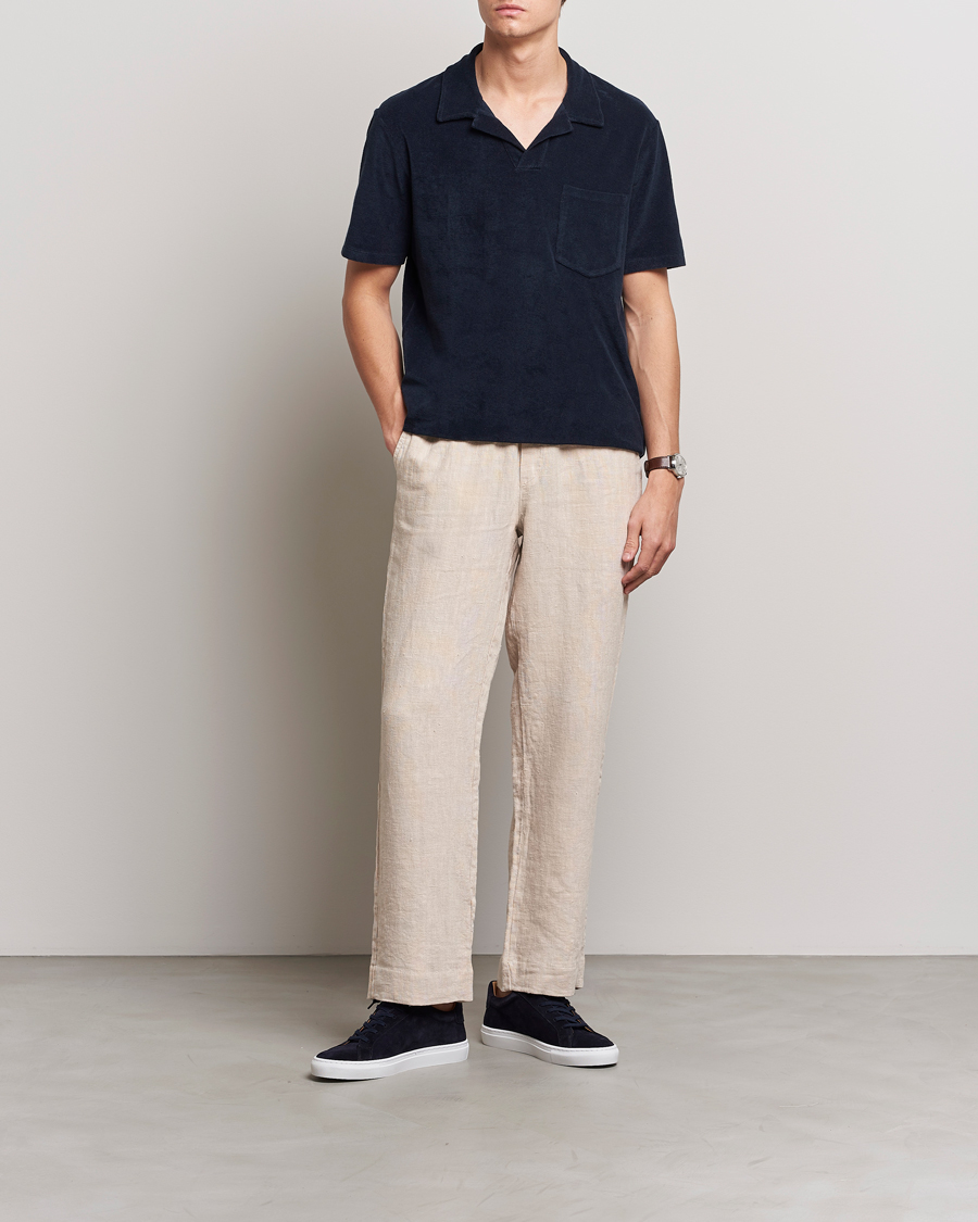 Uomini | Polo | A Day's March | Terry Polo Navy