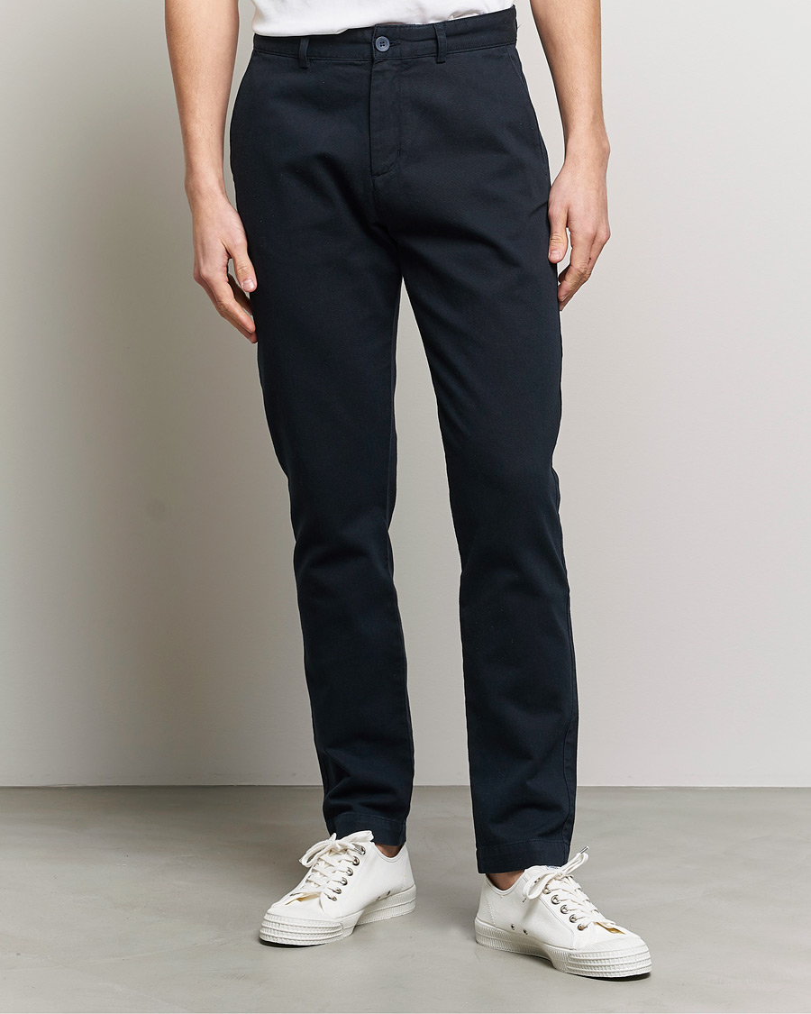 Uomini | Pantaloni | A Day's March | Sunnyvale Classic Chino Navy
