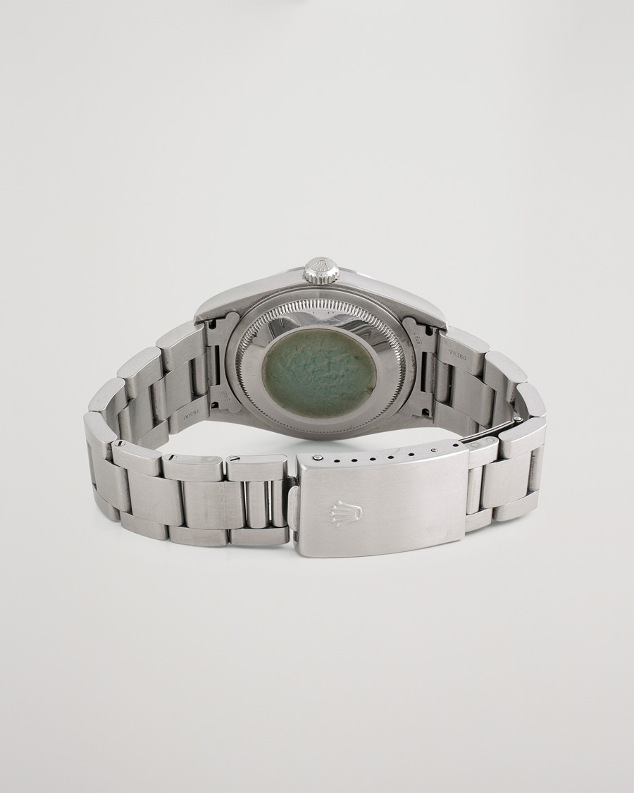 Uomini | Rolex Pre-Owned Datejust 16200 Oyster Perpetual Steel Silver | Rolex Pre-Owned | Datejust 16200 Oyster Perpetual Steel Silver