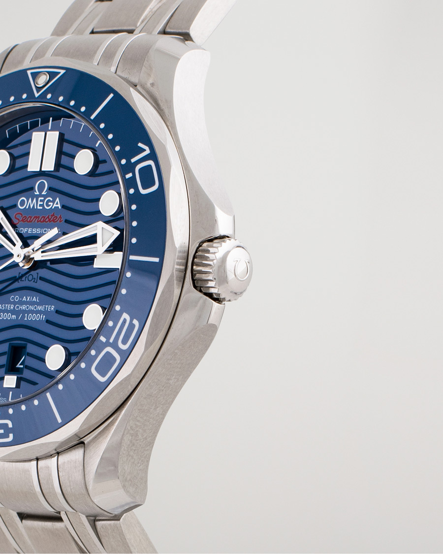 Uomini | Omega Pre-Owned Seamaster Diver 300M 210.30.42.20.03.001 Steel Blue | Omega Pre-Owned | Seamaster Diver 300M 210.30.42.20.03.001 Steel Blue