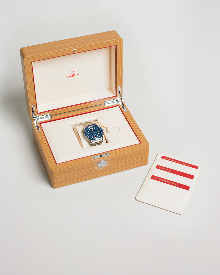 Uomini | Omega Pre-Owned Seamaster Diver 300M 210.30.42.20.03.001 Steel Blue | Omega Pre-Owned | Seamaster Diver 300M 210.30.42.20.03.001 Steel Blue